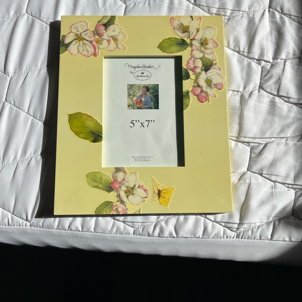 Hallmark Yellow Floral Picture Frame